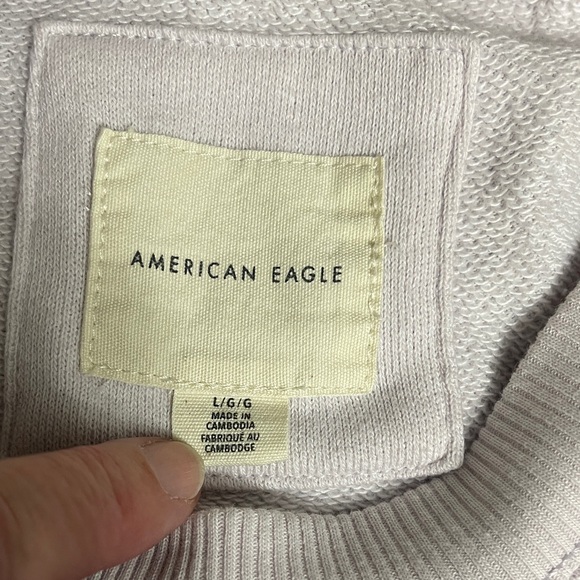 American Eagle Outfitters Light Purple Sweatshirt - Picture 2 of 6